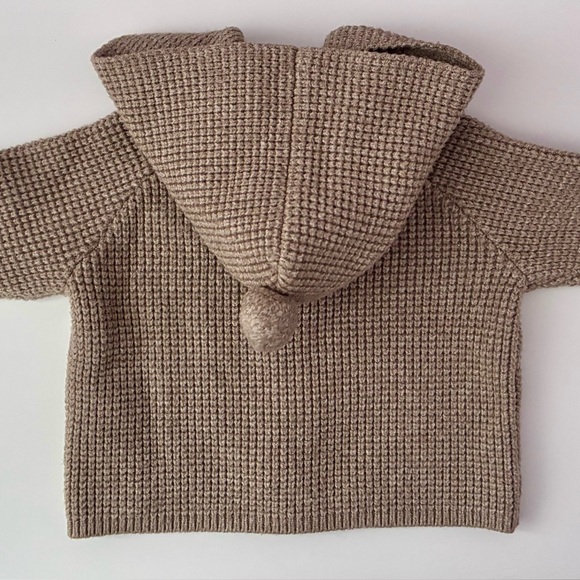 Rylee + Cru 12-18M knit hooded sweater - Picture 6 of 10